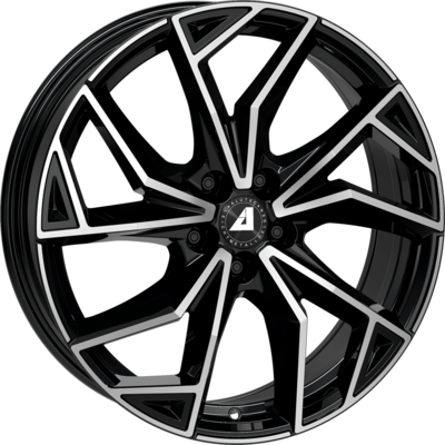 ALUTEC ADX.02 Diamond Black Polished Alloy Wheels Image